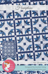 Hamptons Printed Quilt Pattern By It's Sew Emma ISE-142 by It's Sew Emma available in 4 sizes
