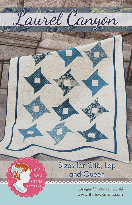 Laurel Canyon Printed Quilt Pattern By It's Sew Emma ISE-171 by It's Sew Emma available in three sizes