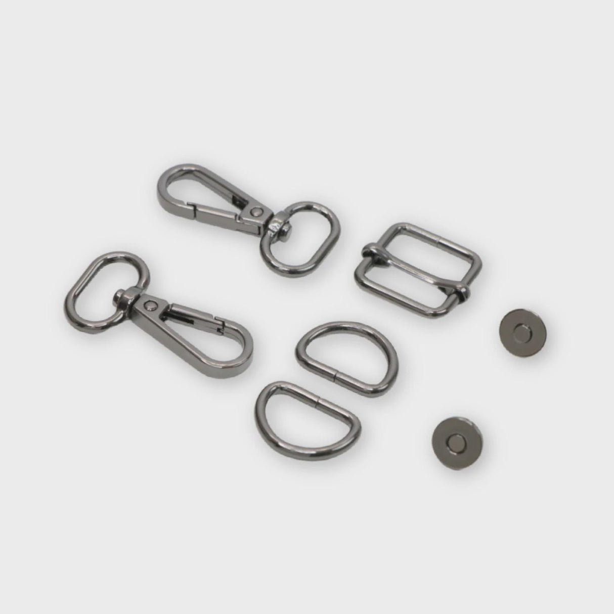 Level 4 Basic Hardware Kit 3/4in Gunmetal STS251B Sallie Tomato Hardware kit for bag making