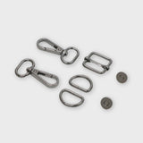 Level 4 Basic Hardware Kit 3/4in Gunmetal STS251B Sallie Tomato Hardware kit for bag making