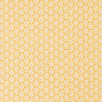a repeating pattern of yellow flowers with red centers, creating a visually appealing and vibrant design.
