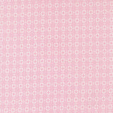 a repeating pattern of pink and white flowers or leaves arranged in a grid-like fashion.