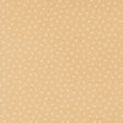 The image is a repeating pattern of small white flowers or leaves on a beige background.