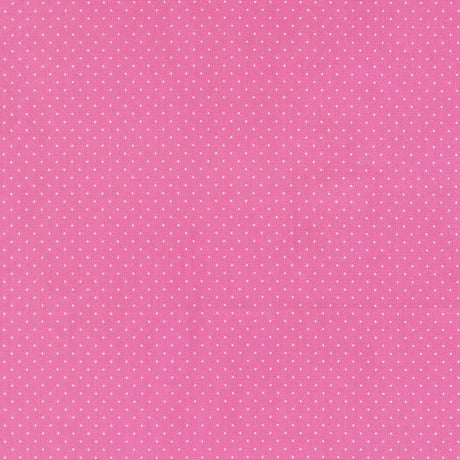 The image is a pink background with small white dots or stars scattered across it.