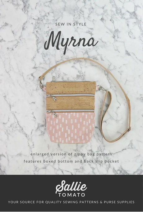 Myrna Crossbody Bag Pattern by Sallie Tomato LST121