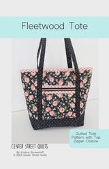 Fleetwood Tote Pattern CEN107 by Center Street Quilts