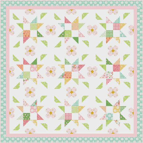 Chasing Fireflies Quilt Pattern by Gracey Larson P155-FIREFLIES 83" x 83"