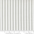 The image is a close-up of a fabric with vertical gray stripes.