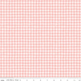 a pink and white checkered pattern, which appears to be a fabric or textile design.