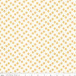 a repeating pattern of small orange flowers on a white background.