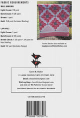 Cotton Daisies Quilt Pattern LYS118 by Laugh Yourself Into Stitches by Karen Walker 3 sizes