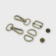 Level 4 Basic Hardware Kit 3/4in Antique Sallie Tomato Hardware kit for bag making # STS251A