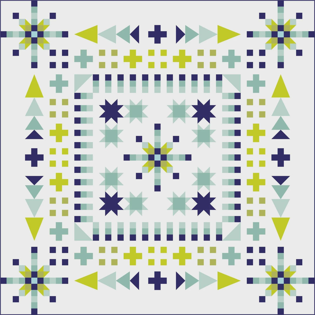 Alaskan Summer Nights Quilt pattern by Dora Cary for Orange Dot Quilts ALSKNSN-025