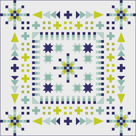 Alaskan Summer Nights Quilt pattern by Dora Cary for Orange Dot Quilts ALSKNSN-025
