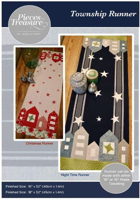 Township Runner Pattern PTT208 from Pieces to Treasure