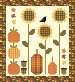Feels Like Fall BOM Quilt Pattern - PM782 From Pieces From My Heart By Sandy Gervais 75in X 82in