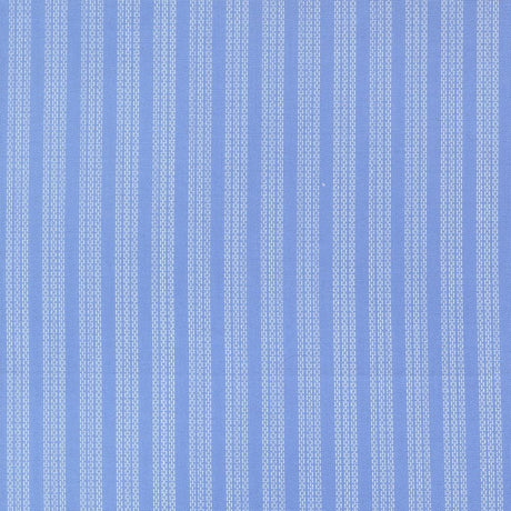 The image is a close-up of a fabric with vertical stripes in a light blue color. The fabric appears to be made of a material with a striped pattern, which is commonly used for clothing items such as shirts or dresses.