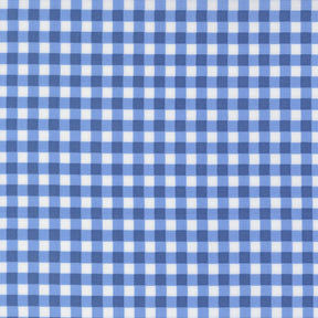 a repeating pattern of blue and white squares, creating a checkered or gingham-like design.