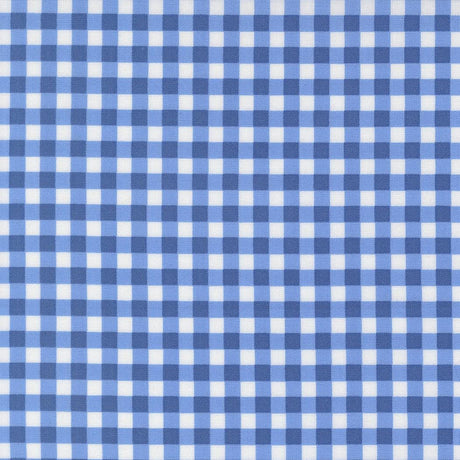 a repeating pattern of blue and white squares, creating a checkered or gingham-like design.