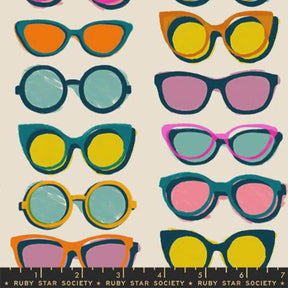 Poolside Too Poolside Shade Sunglasses Natural Ruby Star Society RS5200-11 Sold in 1/2 yard increments