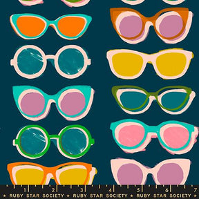 Poolside Too - Poolside Shade - Peacock Ruby Star Society RS5200-15 Sold in 1/2 yard increments
