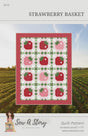 Strawberry Basket Quilt Pattern # BSI274 From Sew A Story / Bee Sew Inspired By Jennifer Long - 60” x 77”