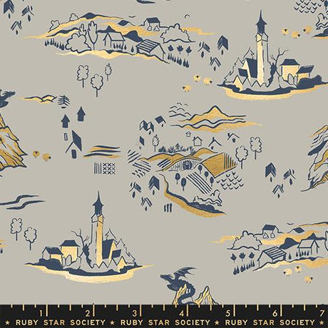 The image is a collage of various stylized illustrations of houses, buildings, and landscapes, featuring a mix of geometric shapes and organic forms.