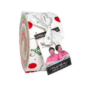 Snow Time Jelly Roll 2.5" Strips 22500JR by Me and My Sisters Designs for Moda Fabrics