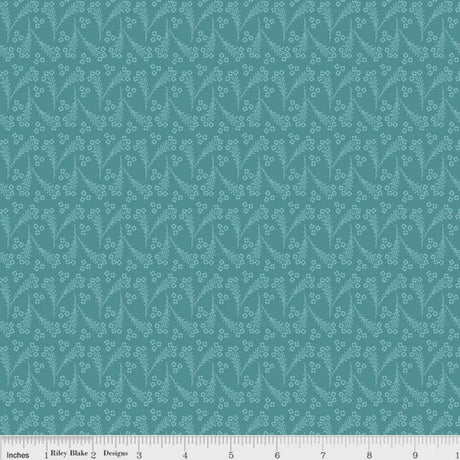 Unforgettable Petals in Blue My Mind's Eye C3866 Blue - Riley Blake Designs Sold in 1/2 yard increments cut continuously