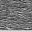 Kaffe Fassett Stash Collective Sharks Teeth Black Brandon Mably Free Spirit Fabrics PWBM060.BLACK Sold in Half Yard Increments