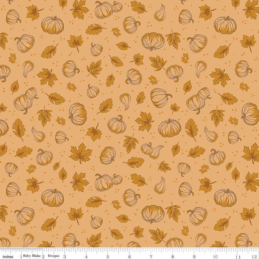 Cozy Autumn Pumpkins Daisy