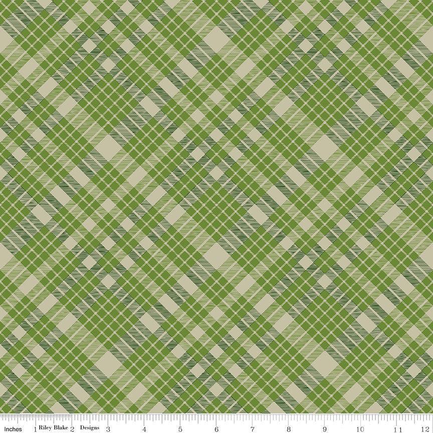 Cozy Autumn Plaid Olive