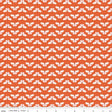 a repeating pattern of white butterflies against an orange background.