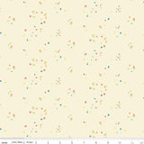 First Blooms Mini Blooms Vanilla C16326-Vanilla Yardage by Heather Peterson for Riley Blake Designs Sold in 1/2 Yard Increments