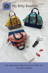 Itty Bitty Bowlers by Around the Bobbin ATB 233 Printed Pattern Only