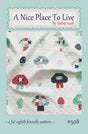 A Nice Place to Live Quilt Pattern by Tasha Noel TN508, Finished Size 66" x 70" Paper Pattern Only