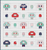 A Nice Place to Live Quilt Pattern by Tasha Noel TN508, Finished Size 66" x 70" Paper Pattern Only
