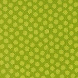 a repeating pattern of green flowers on a green background.