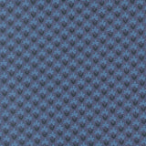 a repeating pattern of blue flowers on a dark background.