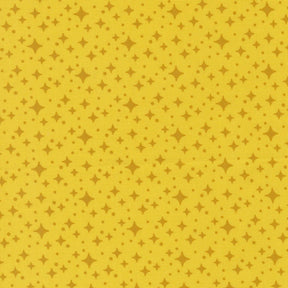 The image is a repeating pattern of small yellow stars on a yellow background.