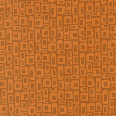 a repeating pattern of brown squares and rectangles, creating a textured and visually interesting design.