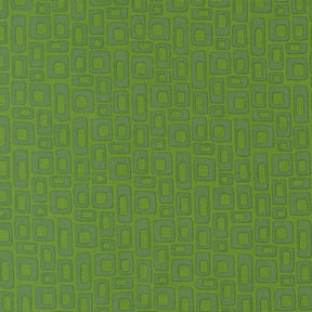 a repeating pattern of green squares and rectangles, creating a visually striking and geometric design.