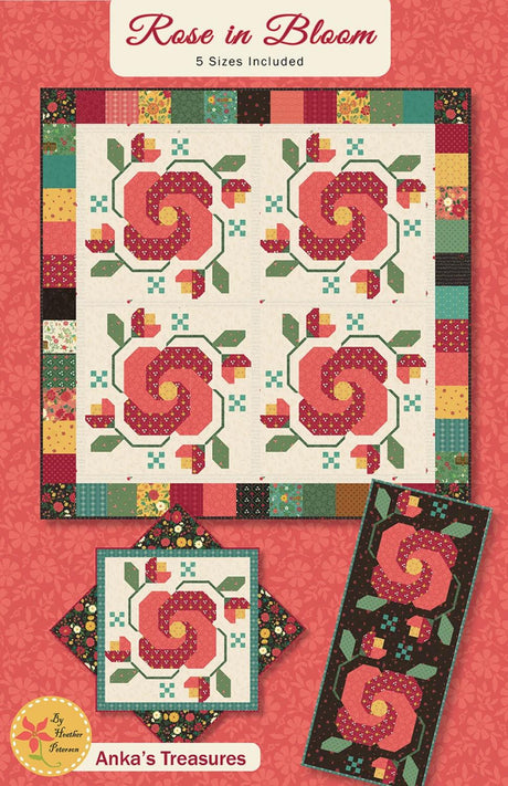 Heather Peterson Rose in Bloom Quilt Pattern