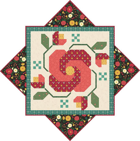 Heather Peterson Rose in Bloom Quilt Pattern