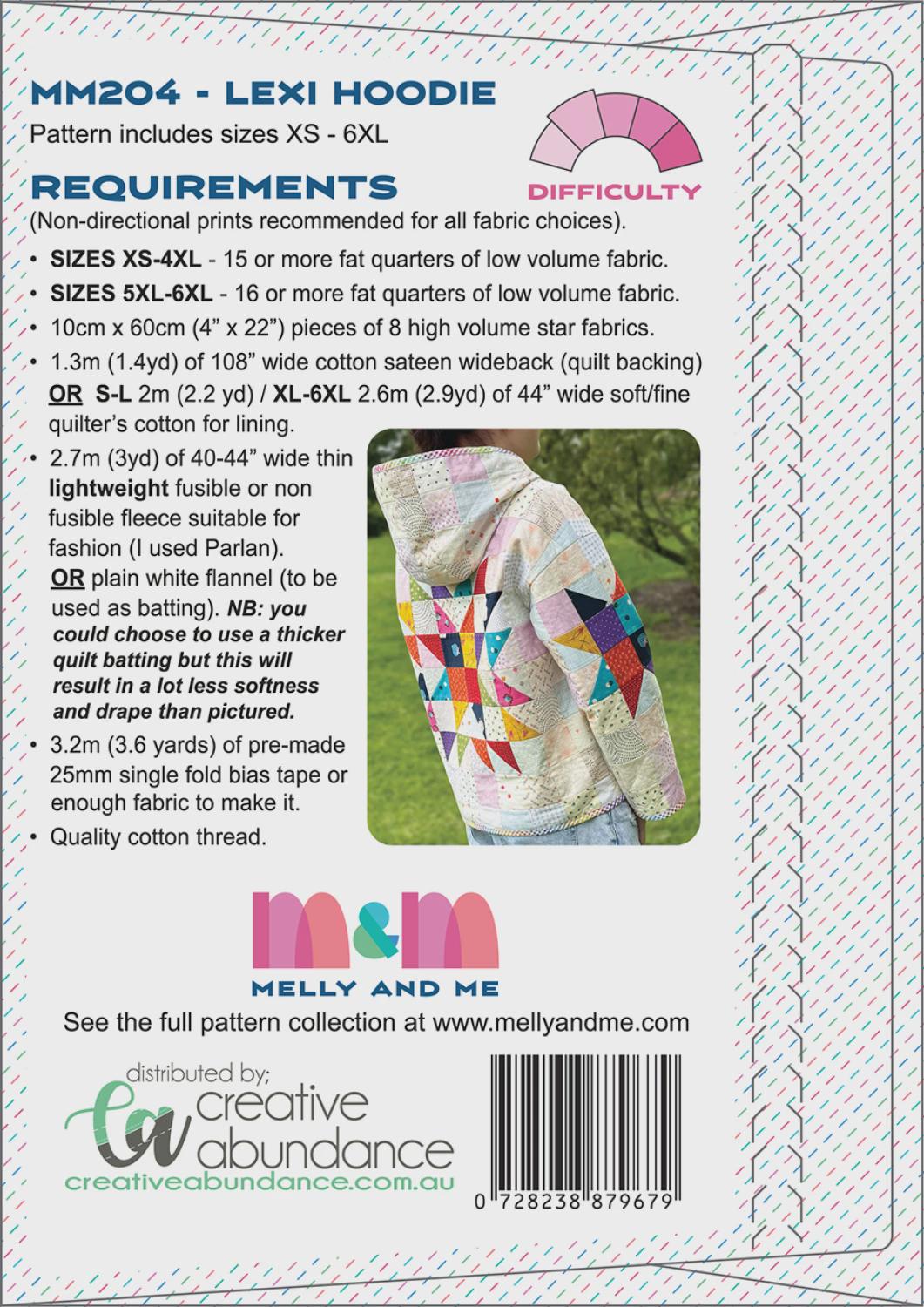 The Lexi Hoodie - CAMM204 by Melly and Me 6 Sizes XS-XXXXL