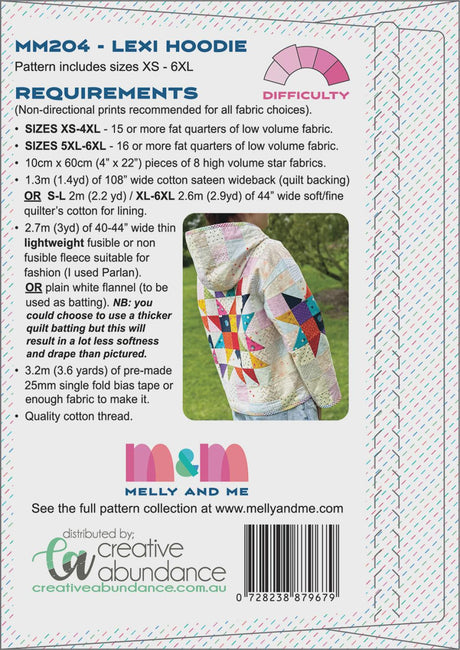 The Lexi Hoodie - CAMM204 by Melly and Me 6 Sizes XS-XXXXL