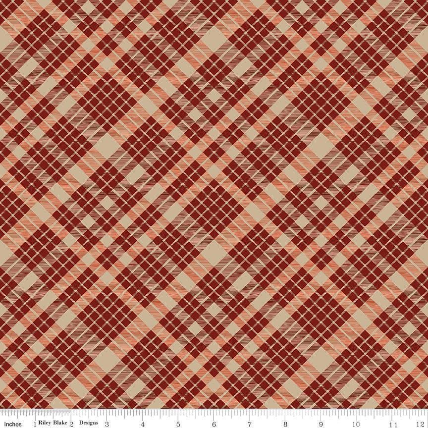 Cozy Autumn Plaid Mahogany