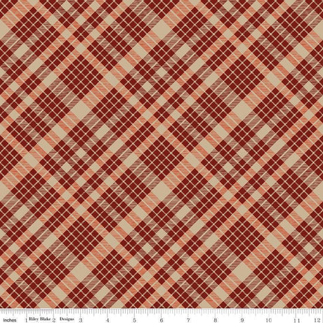 Cozy Autumn Plaid Mahogany