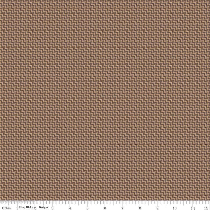 Cozy Autumn Houndstooth Tea Dye