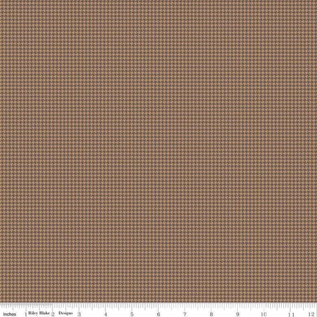 Cozy Autumn Houndstooth Tea Dye